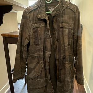American Eagle camo parka